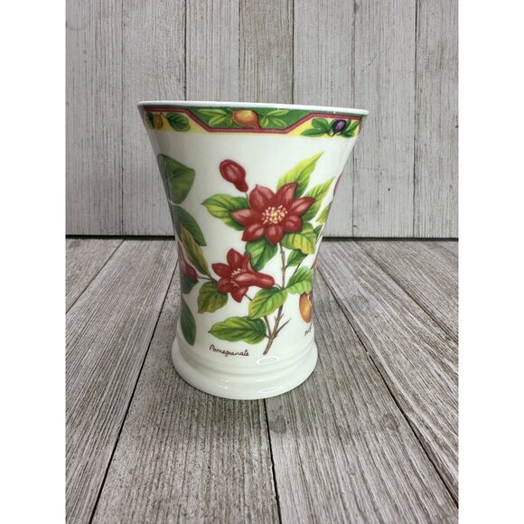 Vtg Crown Trent Fine Bone China Fruit Set of 2 Mugs Kiwi Papaya Pomegranate Fig - Picture 14 of 16